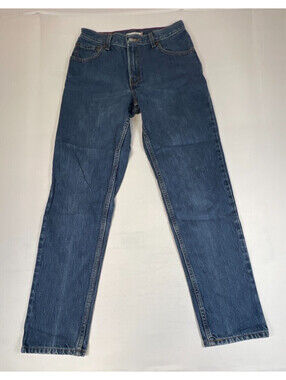 Levi's Women 8 L 550 Relaxed Tapered Blue Denim Jeans Pants